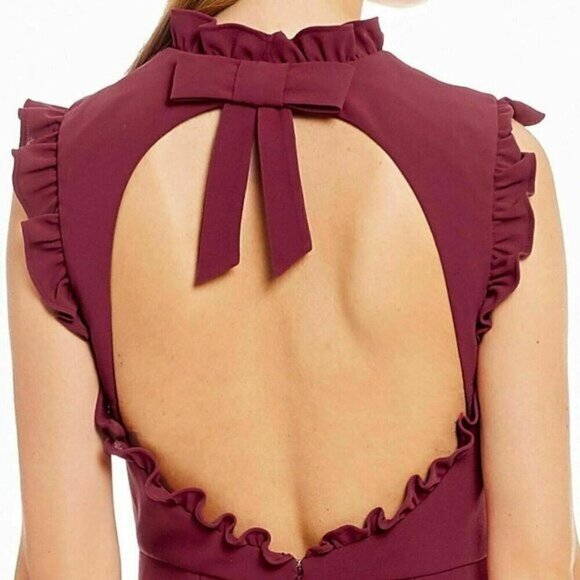 JILL STUART Open Back Ruffled Mini Dress NWT 2 - Picture 5 of 16
